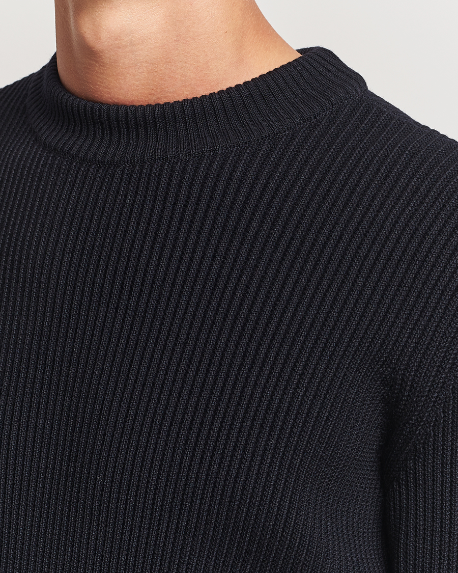 Herr | Tröjor | S.N.S. Herning | Fender Wool Crew Neck Navy Blue