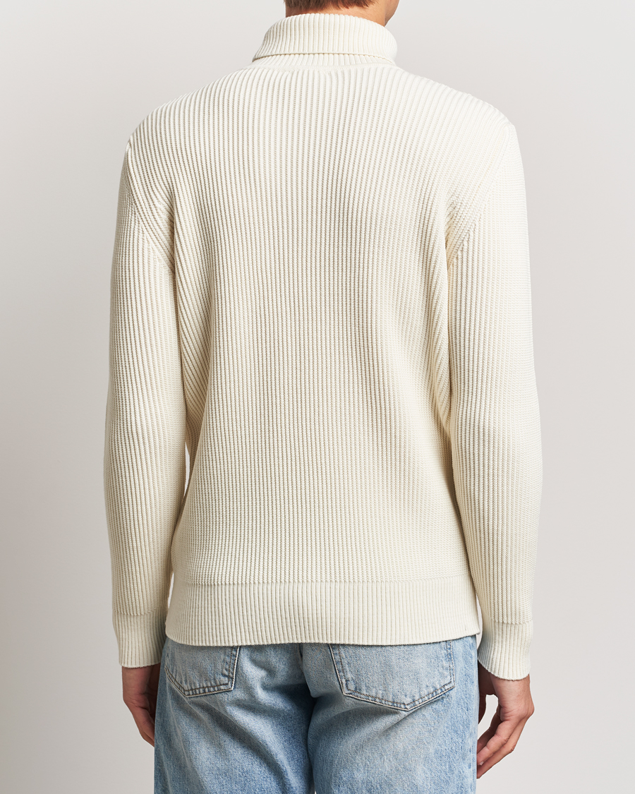 Herr | Tröjor | S.N.S. Herning | Fender Wool Rollneck Sweater Natural White