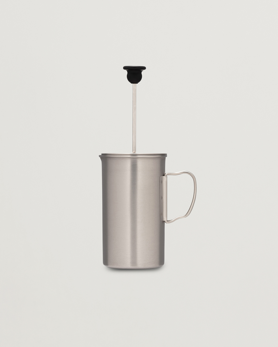Herr | Snow Peak French Press Coffee Maker Titanium | Snow Peak | French Press Coffee Maker Titanium