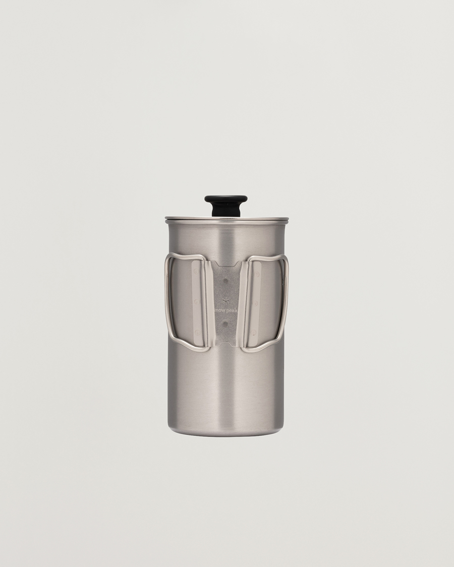 Herr | Snow Peak French Press Coffee Maker Titanium | Snow Peak | French Press Coffee Maker Titanium