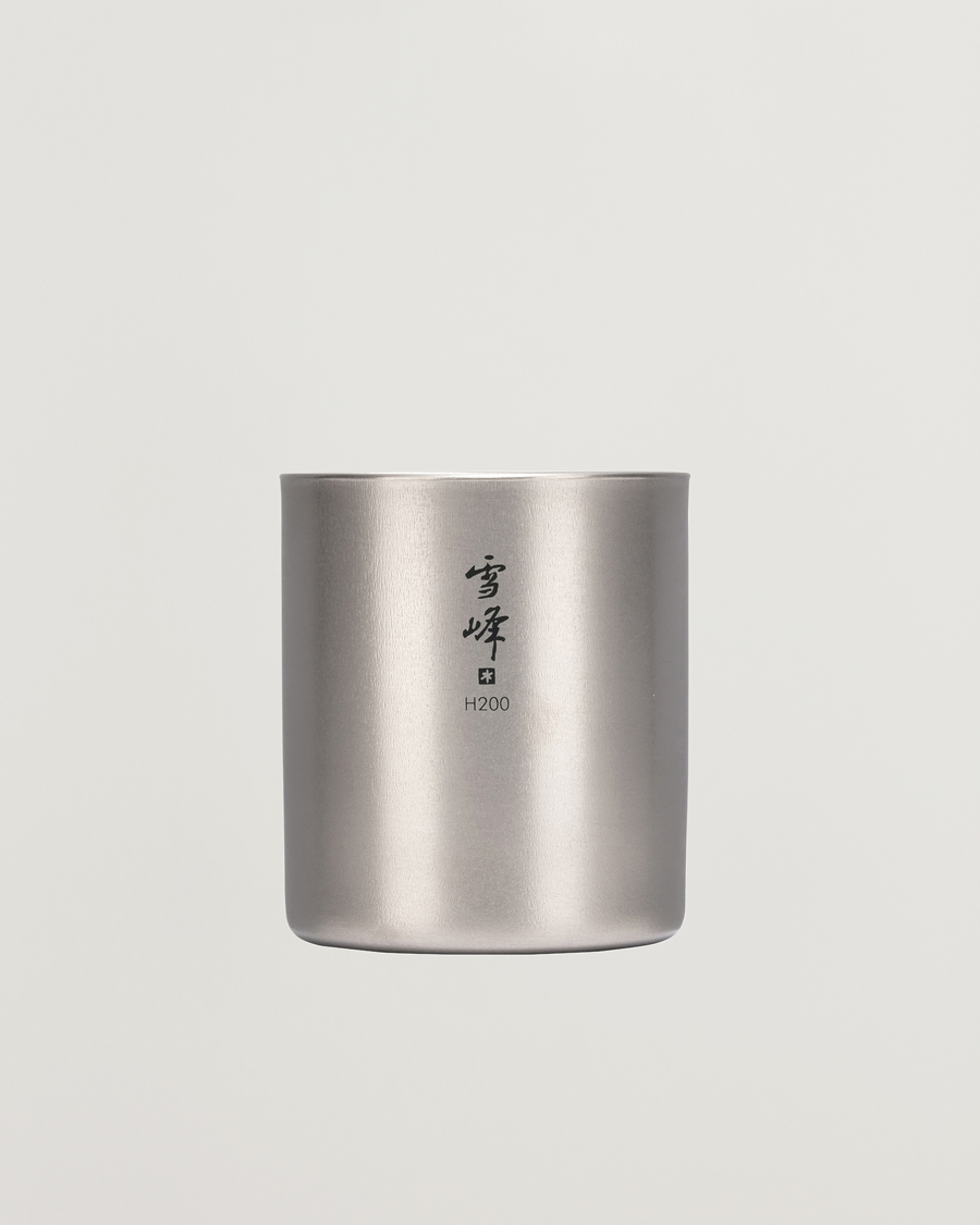 Herr | Outdoor living | Snow Peak | Double Wall Stacking Mug 200 Titanium