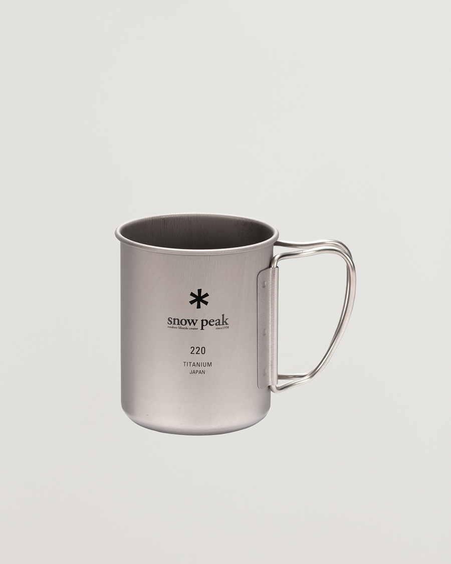 Herr | Outdoor living | Snow Peak | Single Wall Mug 220 Titanium