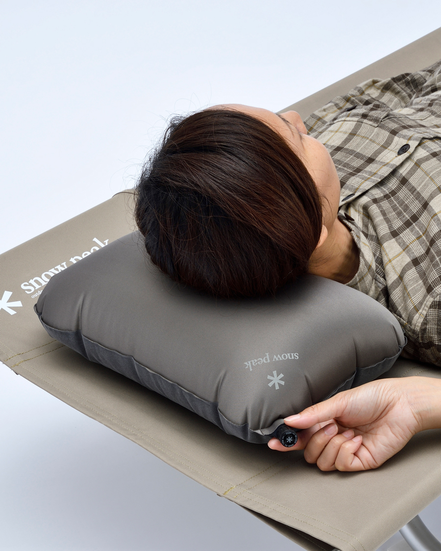 Herr | Outdoor living | Snow Peak | Stretch Pillow Grey