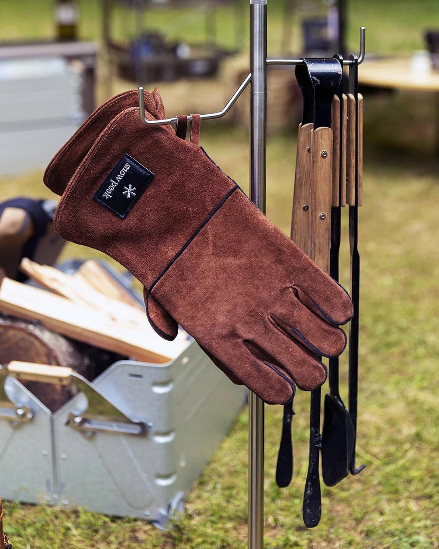 Herr | Outdoor living | Snow Peak | Fireside Gloves Brown