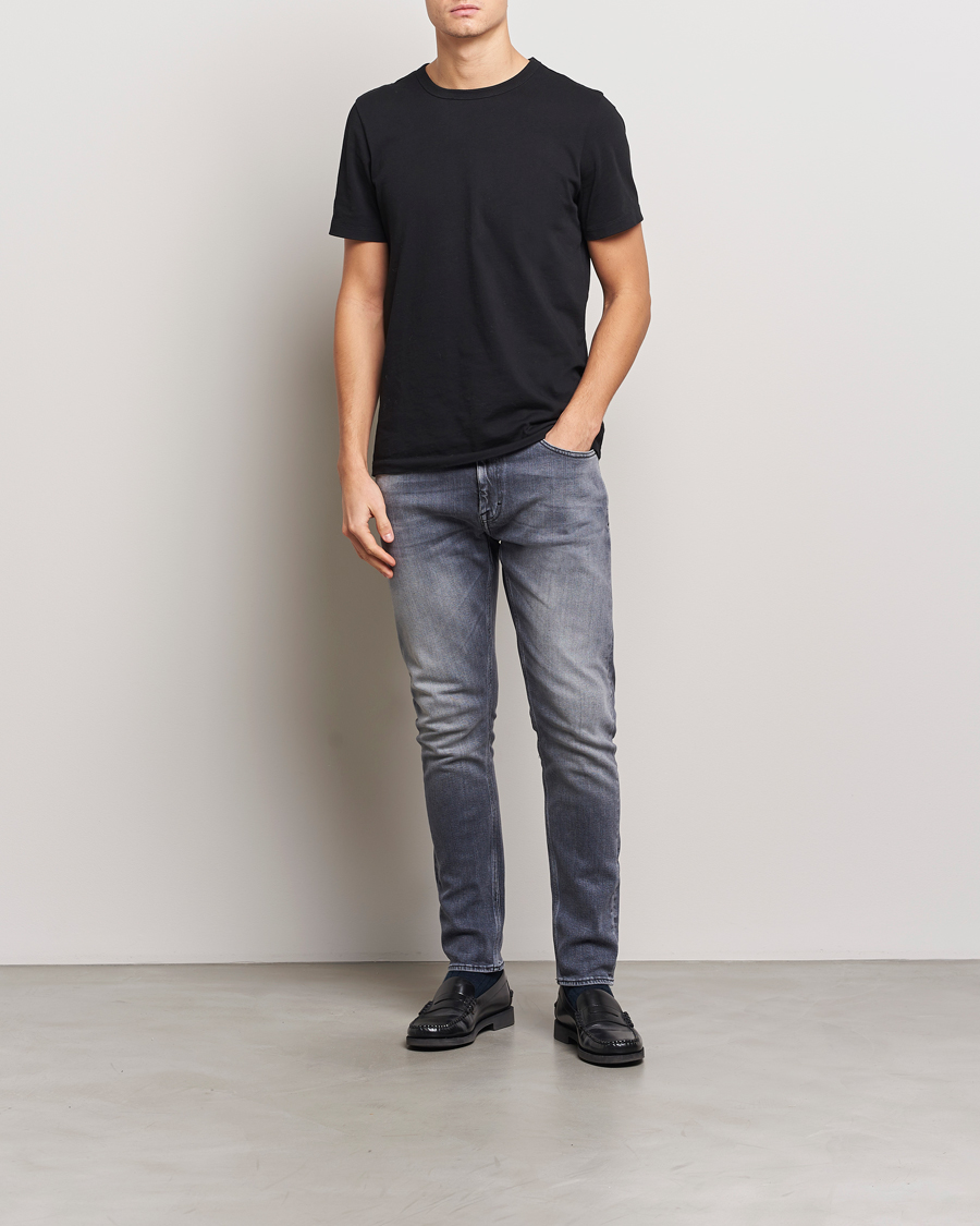 Herr | Jeans | Tiger of Sweden | Pistolero Stretch Cotton Jeans Prime Washed Black