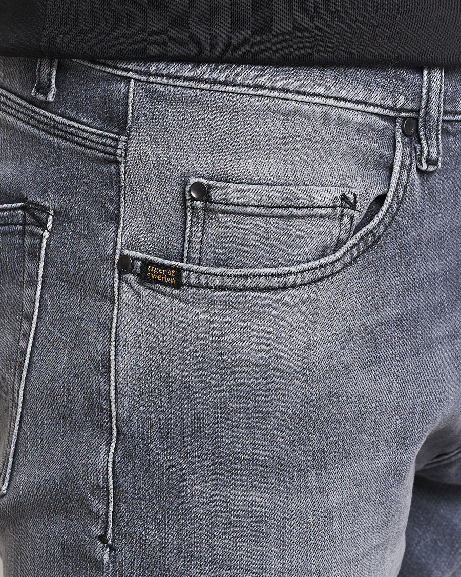 Herr | Jeans | Tiger of Sweden | Pistolero Stretch Cotton Jeans Prime Washed Black