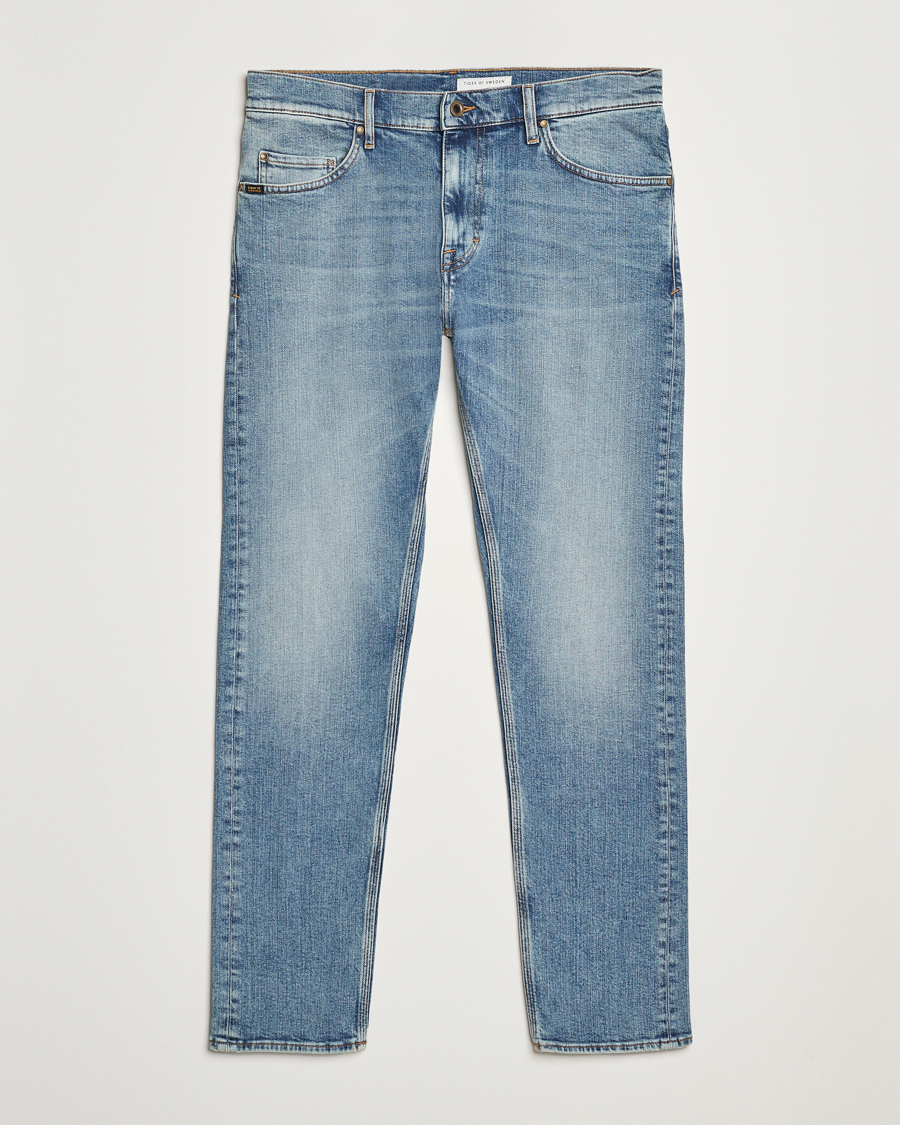 Herr | Jeans | Tiger of Sweden | Pistolero Stretch Cotton Jeans 3 Year Vintage Blue