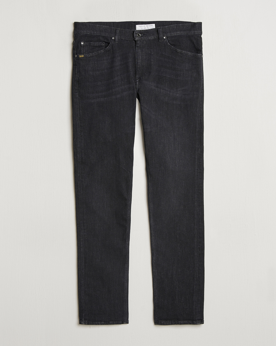 Herr | Jeans | Tiger of Sweden | Evolve Stretch Cotton Jeans Washed Black