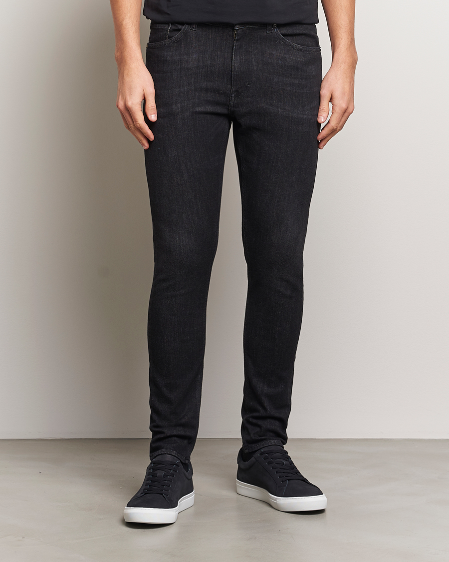 Herr | Jeans | Tiger of Sweden | Evolve Stretch Cotton Jeans Washed Black