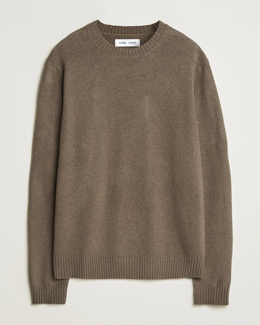 Herr | Tröjor | Samsøe Samsøe | Sylli Wool Crew Neck Bungee Cord