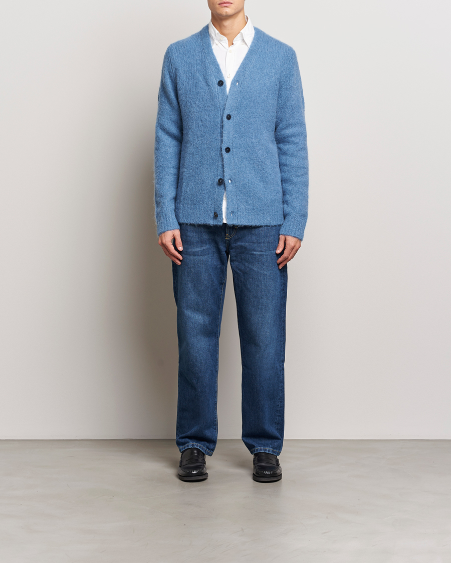 Herr | Tröjor | Samsøe Samsøe | Arin Alpaca Cardigan Coronet Blue