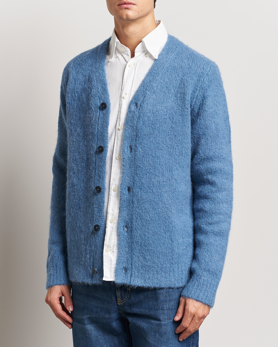 Herr | Tröjor | Samsøe Samsøe | Arin Alpaca Cardigan Coronet Blue