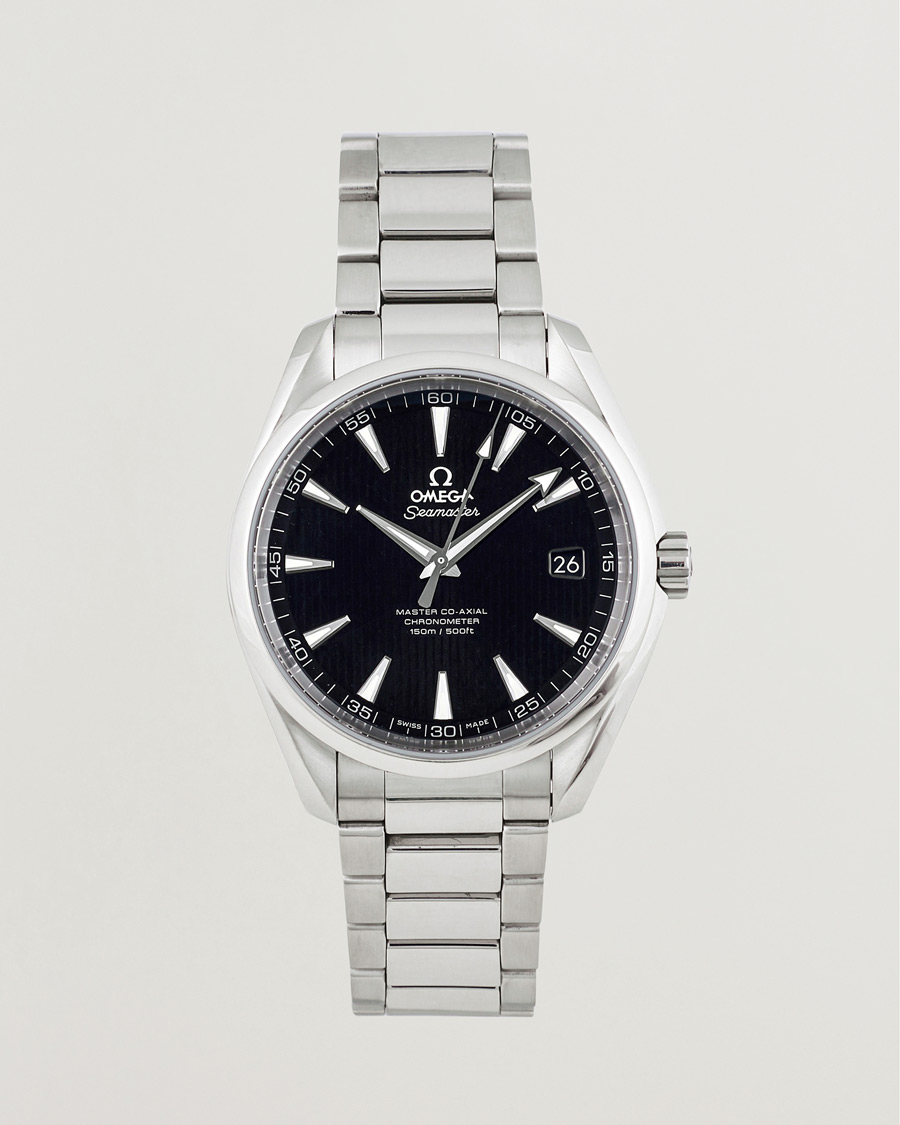 Herr | Omega Pre-Owned Seamaster Aqua Terra Silver | Omega Pre-Owned | Seamaster Aqua Terra Silver