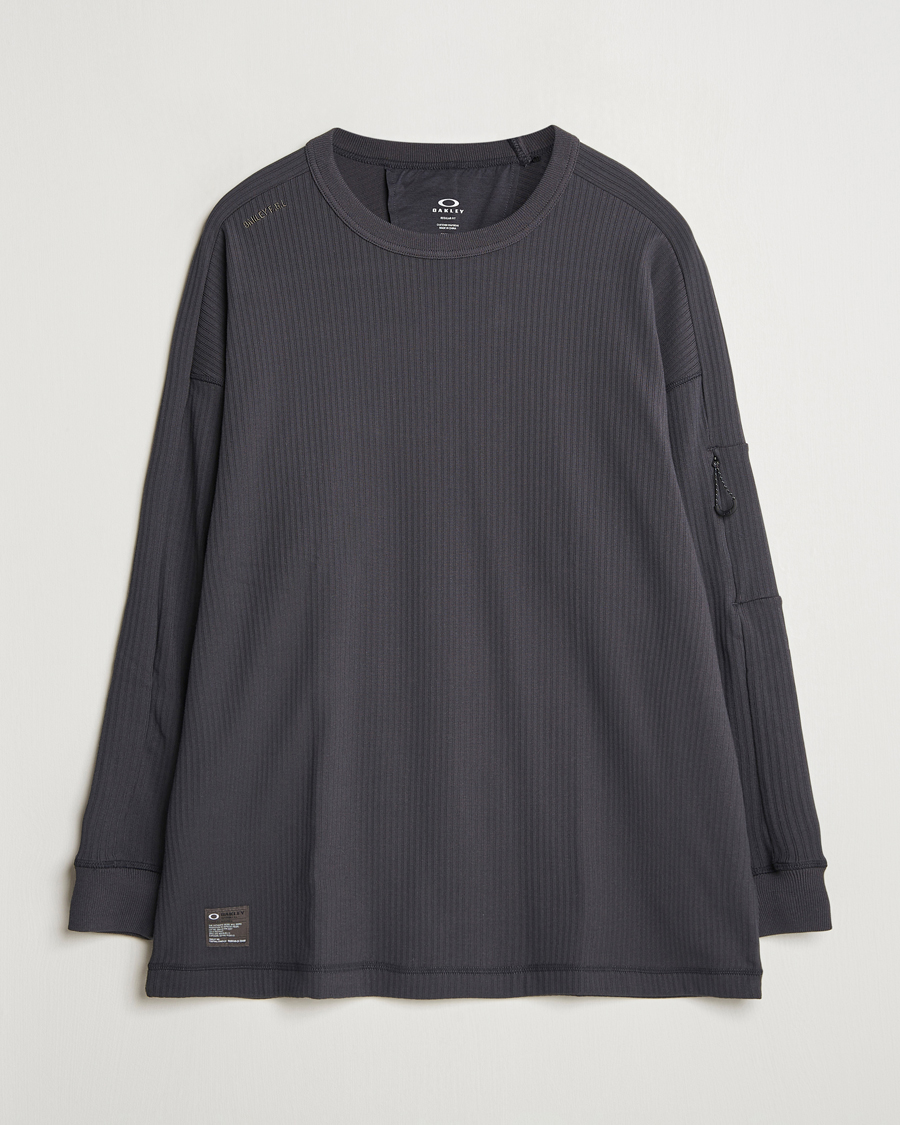 Herr | T-Shirts | Oakley | FGL Static Long Sleeve T-Shirt Phantom
