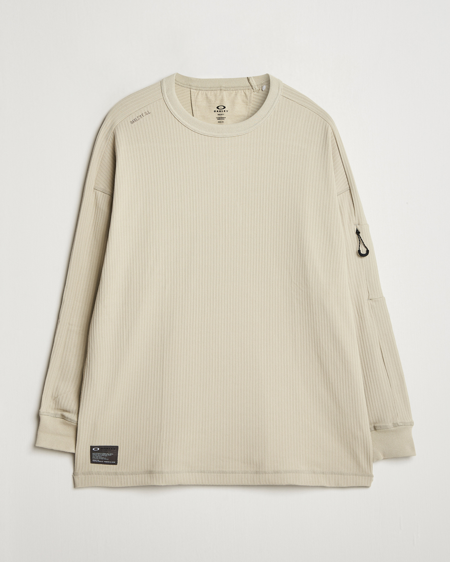 Herr | T-Shirts | Oakley | FGL Static Long Sleeve T-Shirt Desert Sand