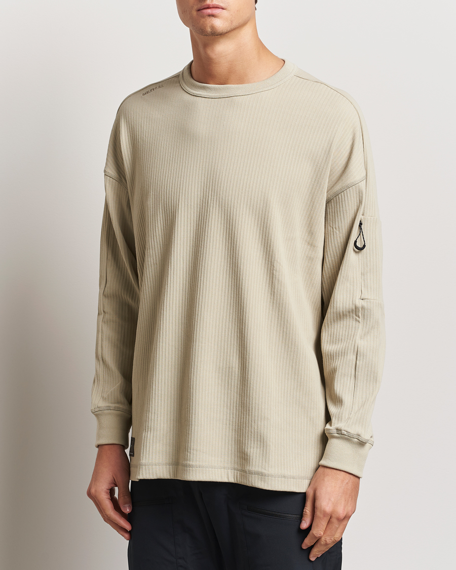 Herr | T-Shirts | Oakley | FGL Static Long Sleeve T-Shirt Desert Sand