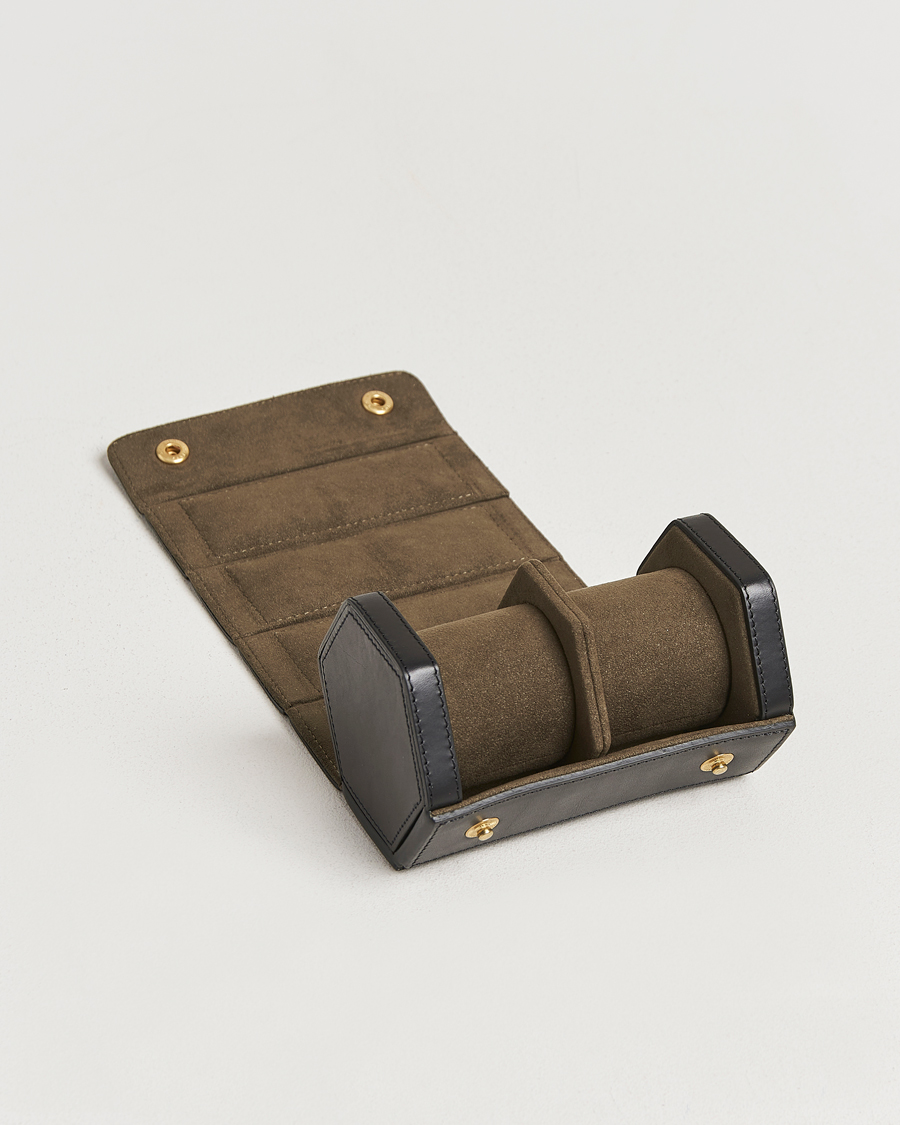 Herr | Klockförvaring | Bennett Winch | Double Watch Roll Black