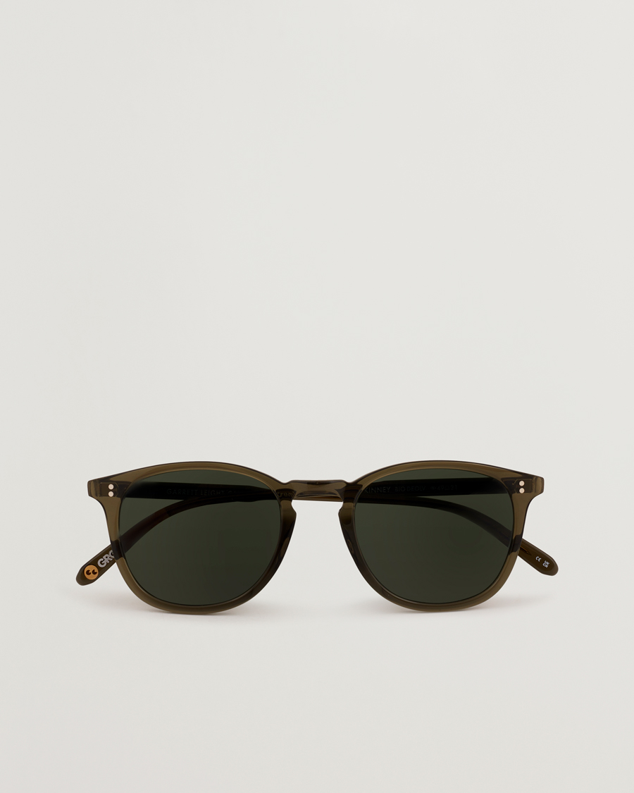 Herr | Solglasögon | Garrett Leight | Kinney 49 Sunglasses Olive/Green