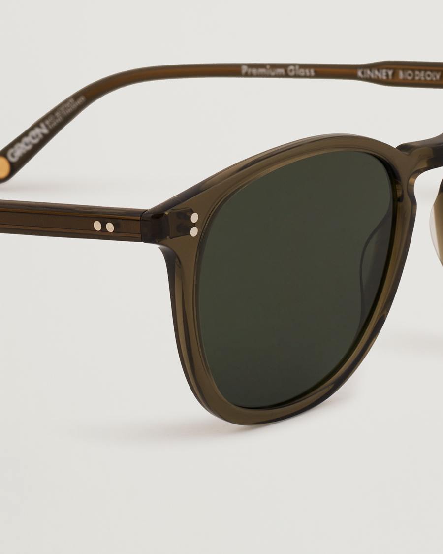 Herr | Solglasögon | Garrett Leight | Kinney 49 Sunglasses Olive/Green
