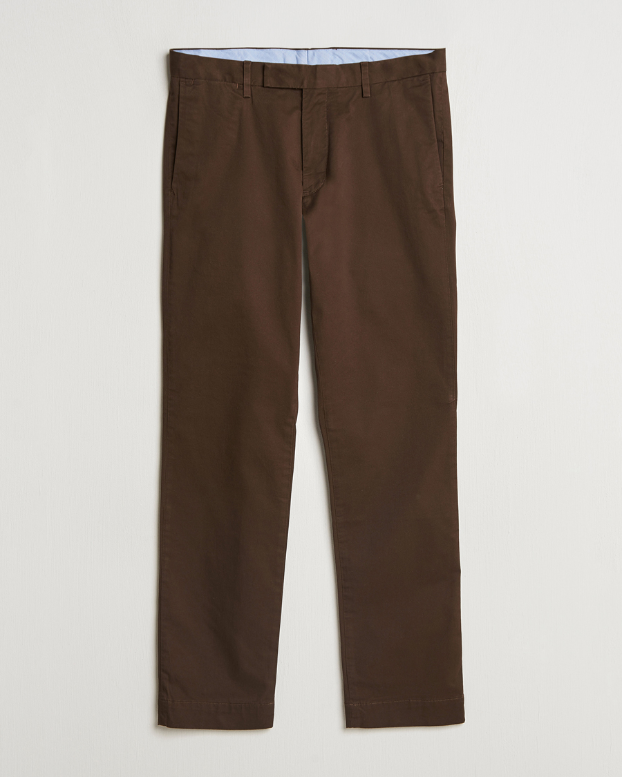 Herr | Byxor | Polo Ralph Lauren | Slim Fit Stretch Chinos Dark Brown