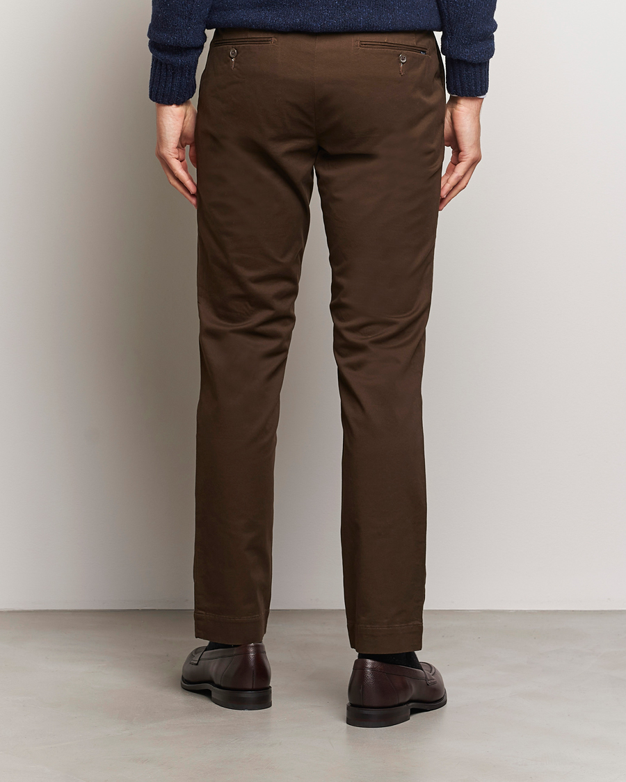 Herr | Byxor | Polo Ralph Lauren | Slim Fit Stretch Chinos Dark Brown