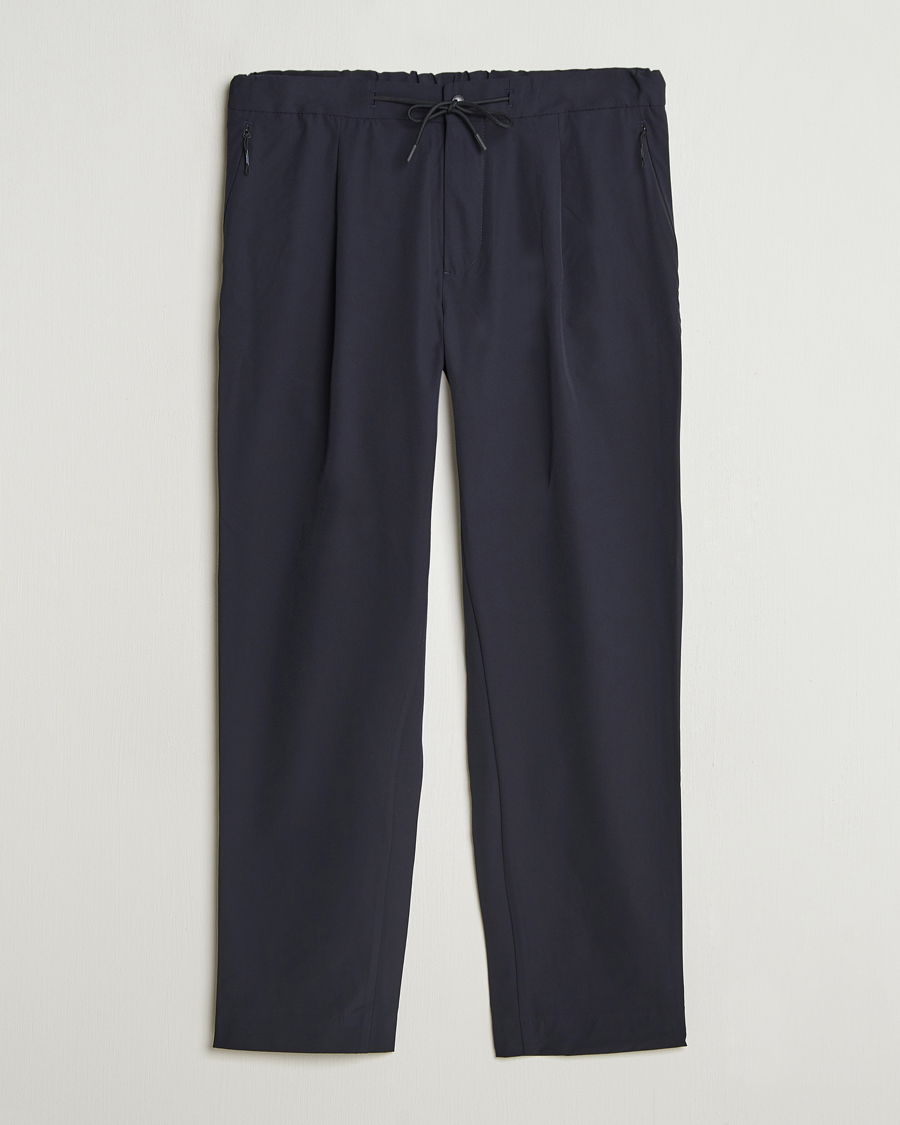 Herr | Byxor | J.Lindeberg | Jin DS Pleated Pants Navy