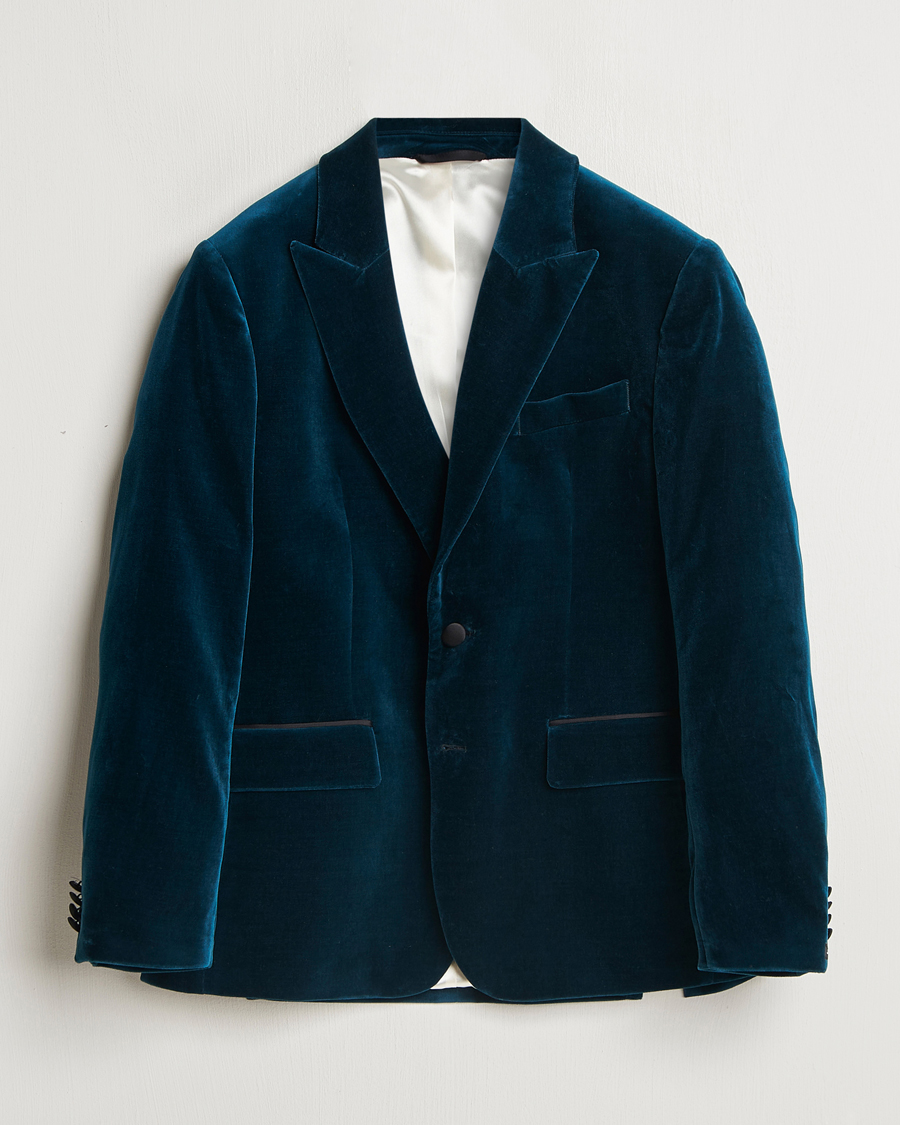 Herr | Kavajer | J.Lindeberg | Lenny Velvet Blazer Key Largo