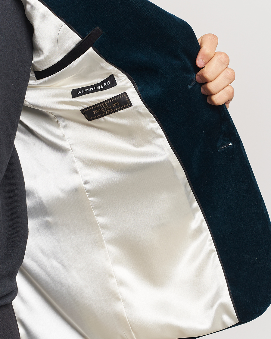 Herr | Kavajer | J.Lindeberg | Lenny Velvet Blazer Key Largo