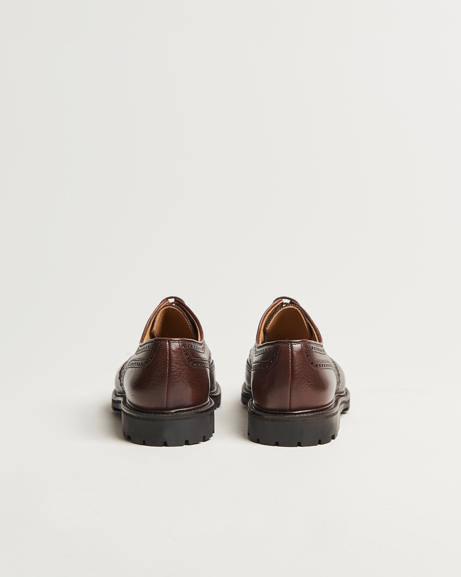 Herr | Brogues | Crockett & Jones x Tärnsjö Garveri | Crockett & Jones Pembroke Milled Grain Vibram Dark Brown