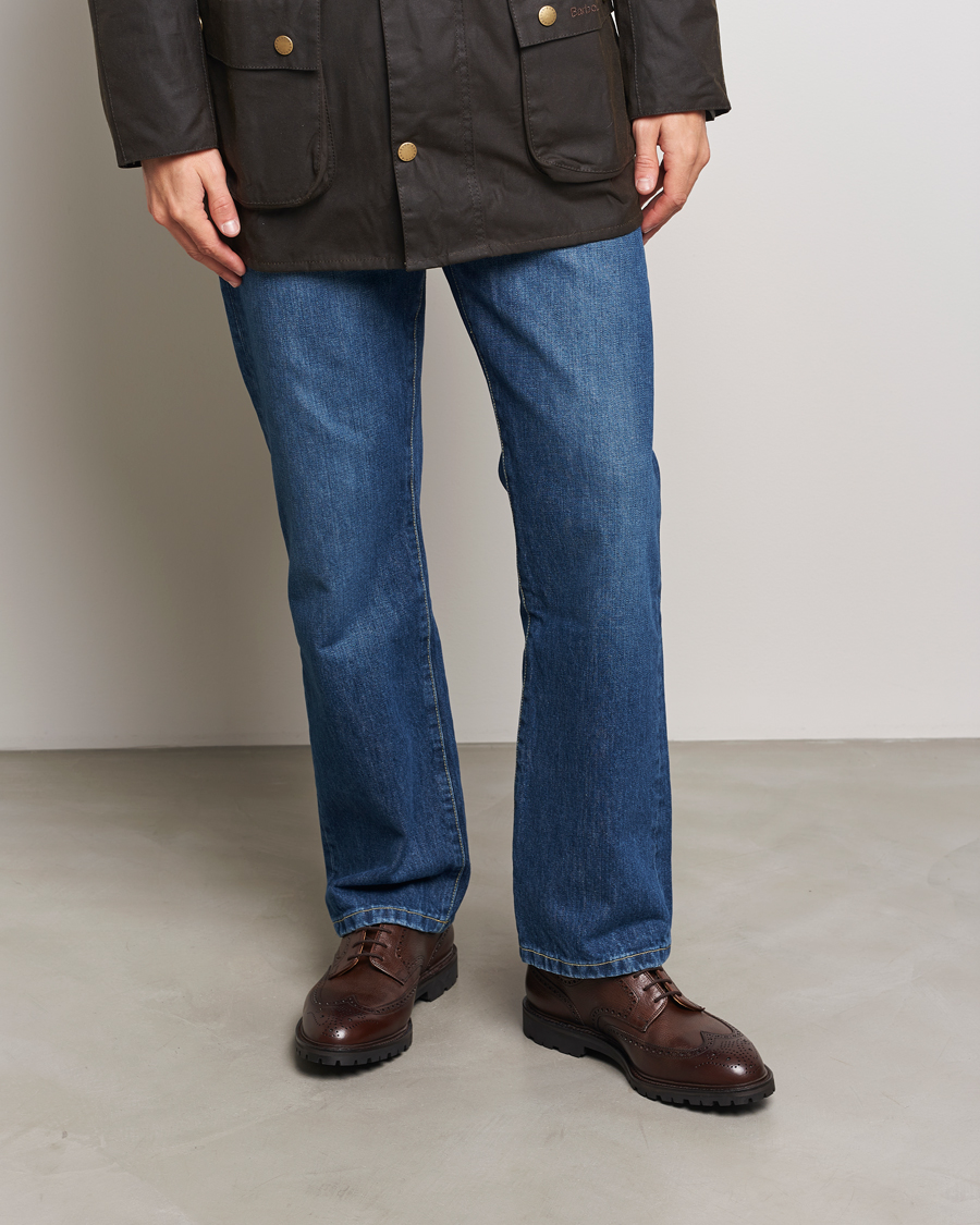 Herr | Brogues | Crockett & Jones x Tärnsjö Garveri | Crockett & Jones Pembroke Milled Grain Vibram Dark Brown