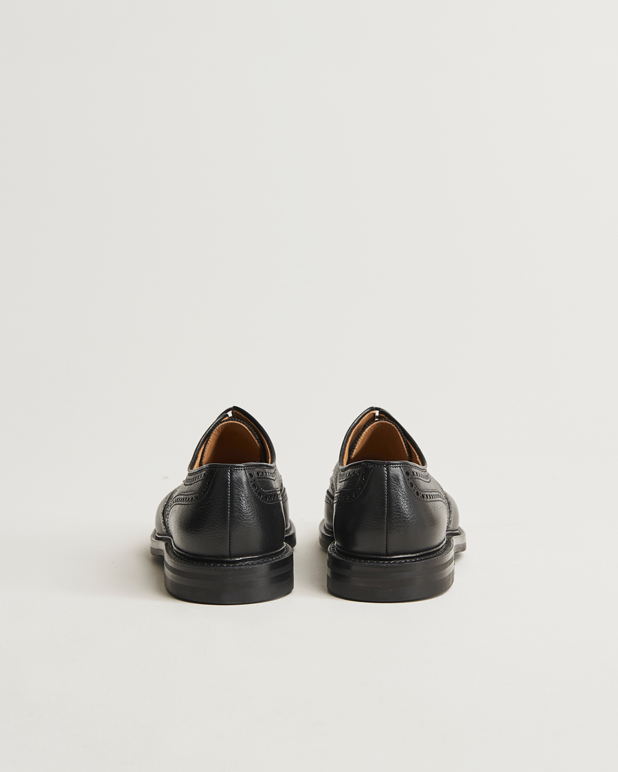 Herr | Brogues | Crockett & Jones x Tärnsjö Garveri | Crockett & Jones Pembroke Milled Grain Dainite Black