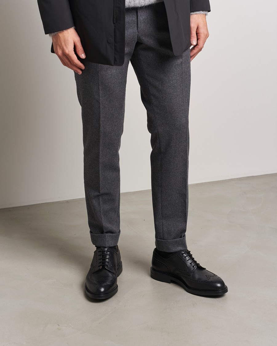 Herr | Brogues | Crockett & Jones x Tärnsjö Garveri | Crockett & Jones Pembroke Milled Grain Dainite Black
