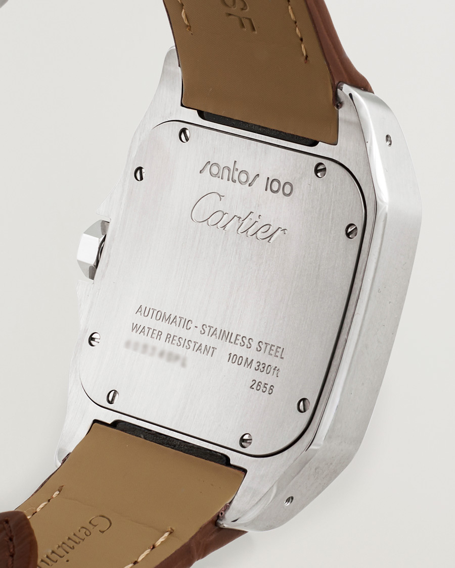 Herr | Cartier Pre-Owned Santos 100 Silver | Cartier Pre-Owned | Santos 100 Silver