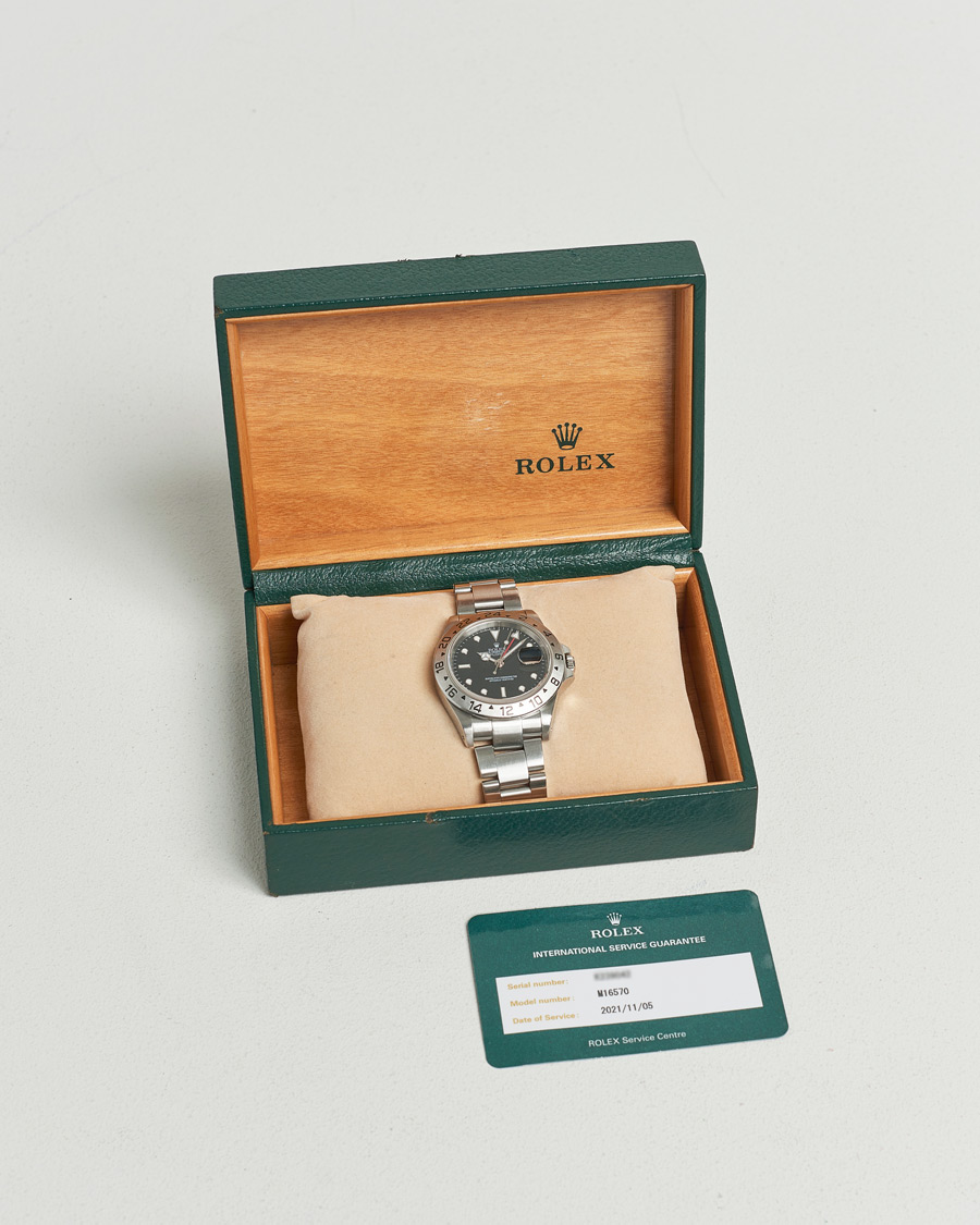 Herr | Rolex Pre-Owned Explorer II 16570 Silver | Rolex Pre-Owned | Explorer II 16570 Silver