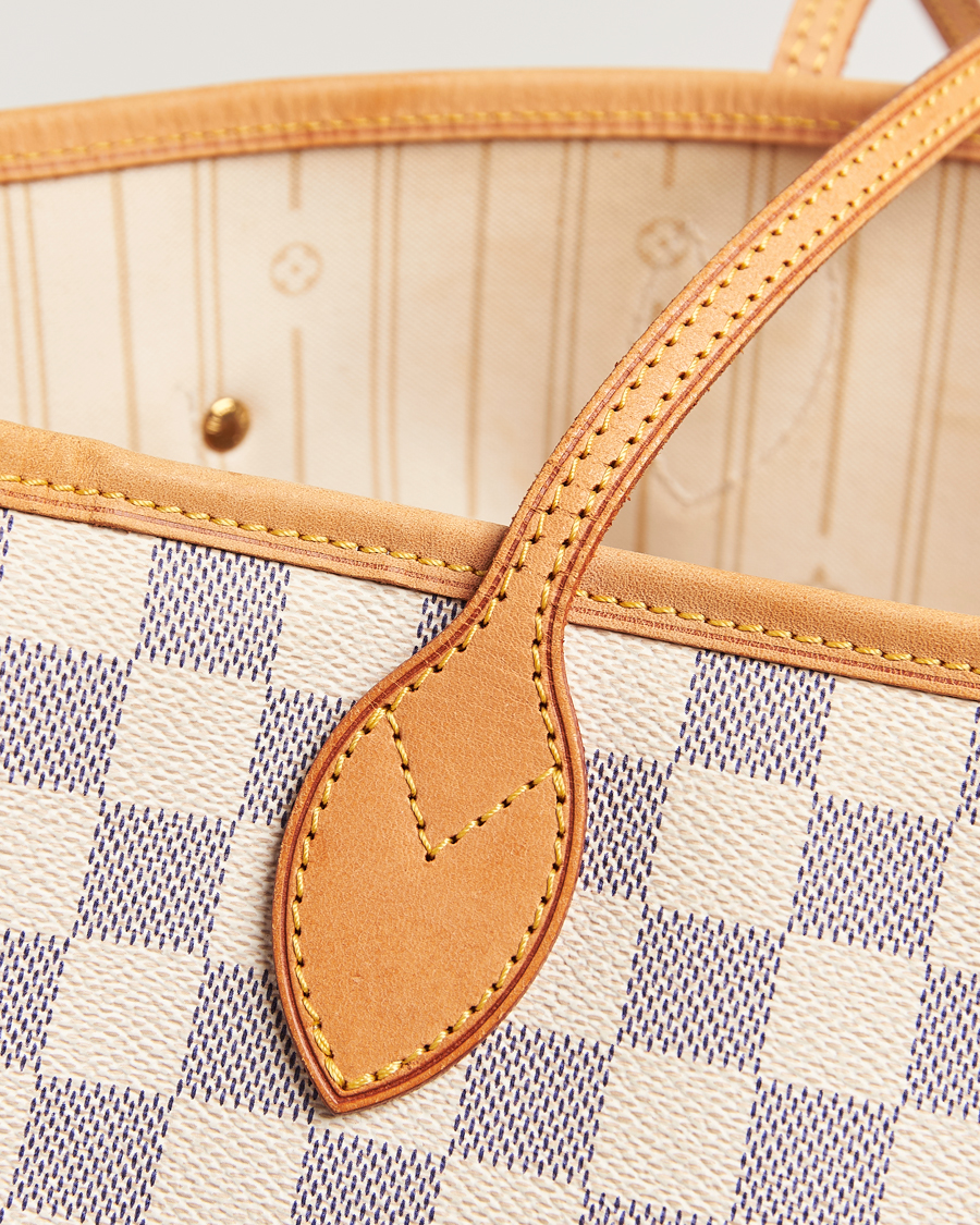 Herr | Louis Vuitton Pre-Owned Neverfull MM Totebag Damier Azur | Louis Vuitton Pre-Owned | Neverfull MM Totebag Damier Azur