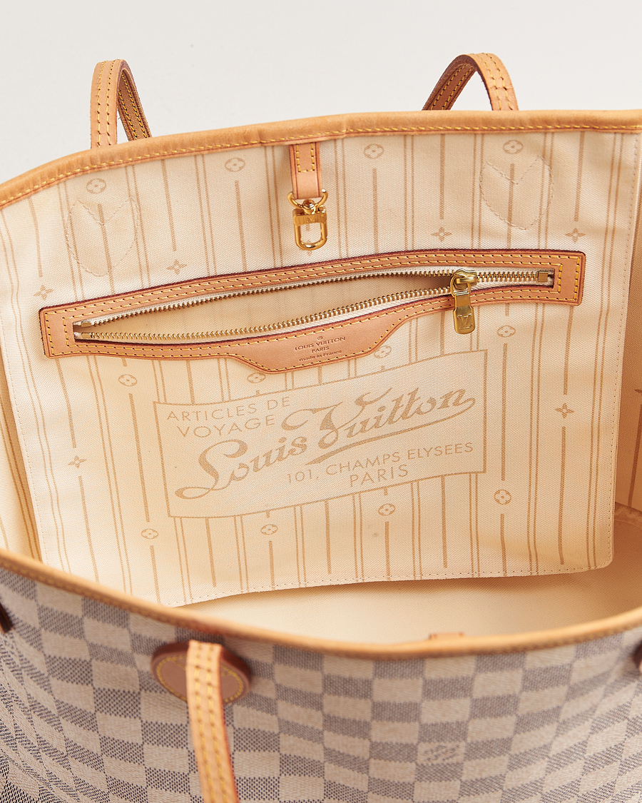 Herr | Louis Vuitton Pre-Owned Neverfull MM Totebag Damier Azur | Louis Vuitton Pre-Owned | Neverfull MM Totebag Damier Azur