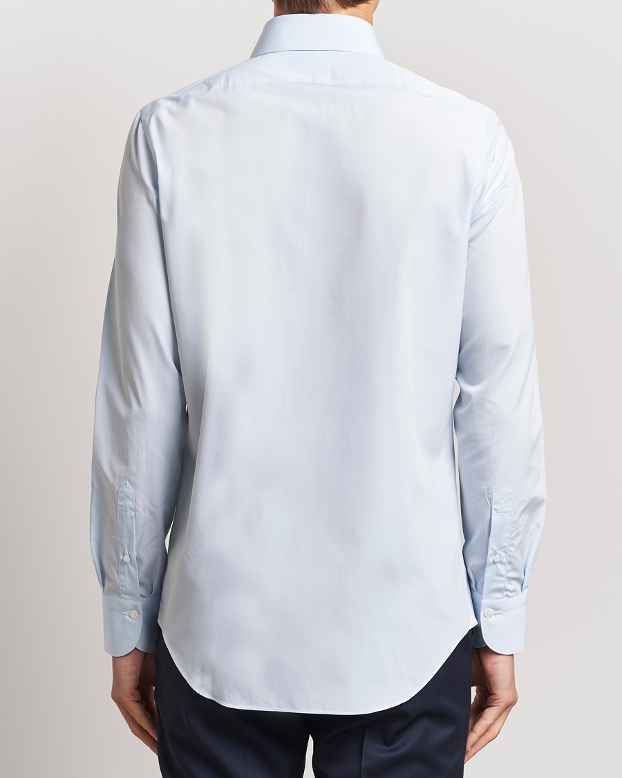 Herr | Skjortor | Finamore Napoli | Milano Slim Fit Classic Shirt Light Blue
