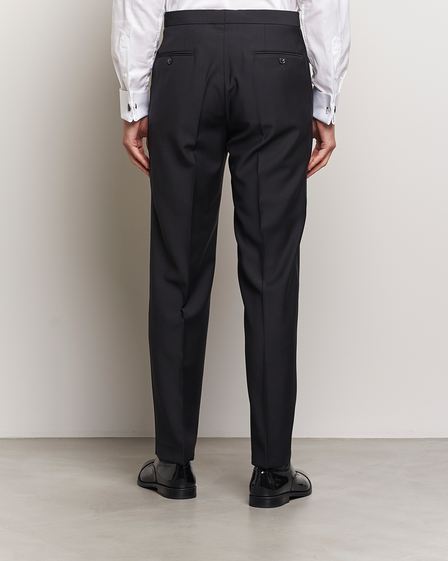 Herr | Byxor | Oscar Jacobson | Del Tuxedo Trousers Black