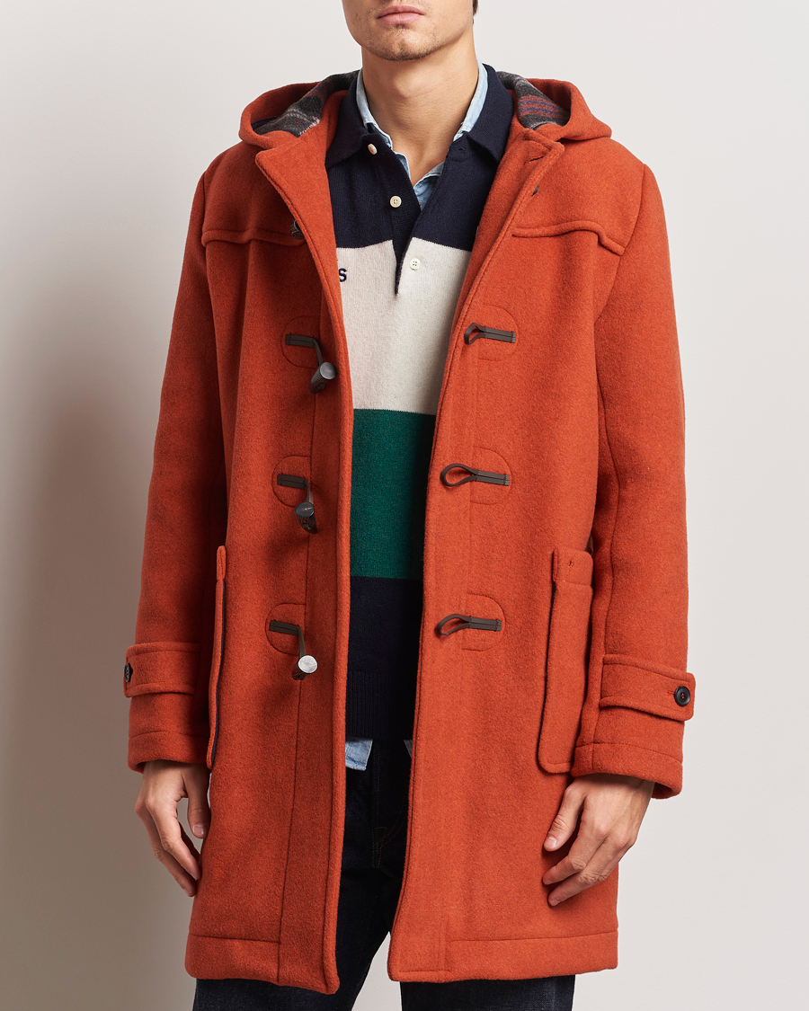 Herr | Jackor | Morris | Duffle Coat Orange
