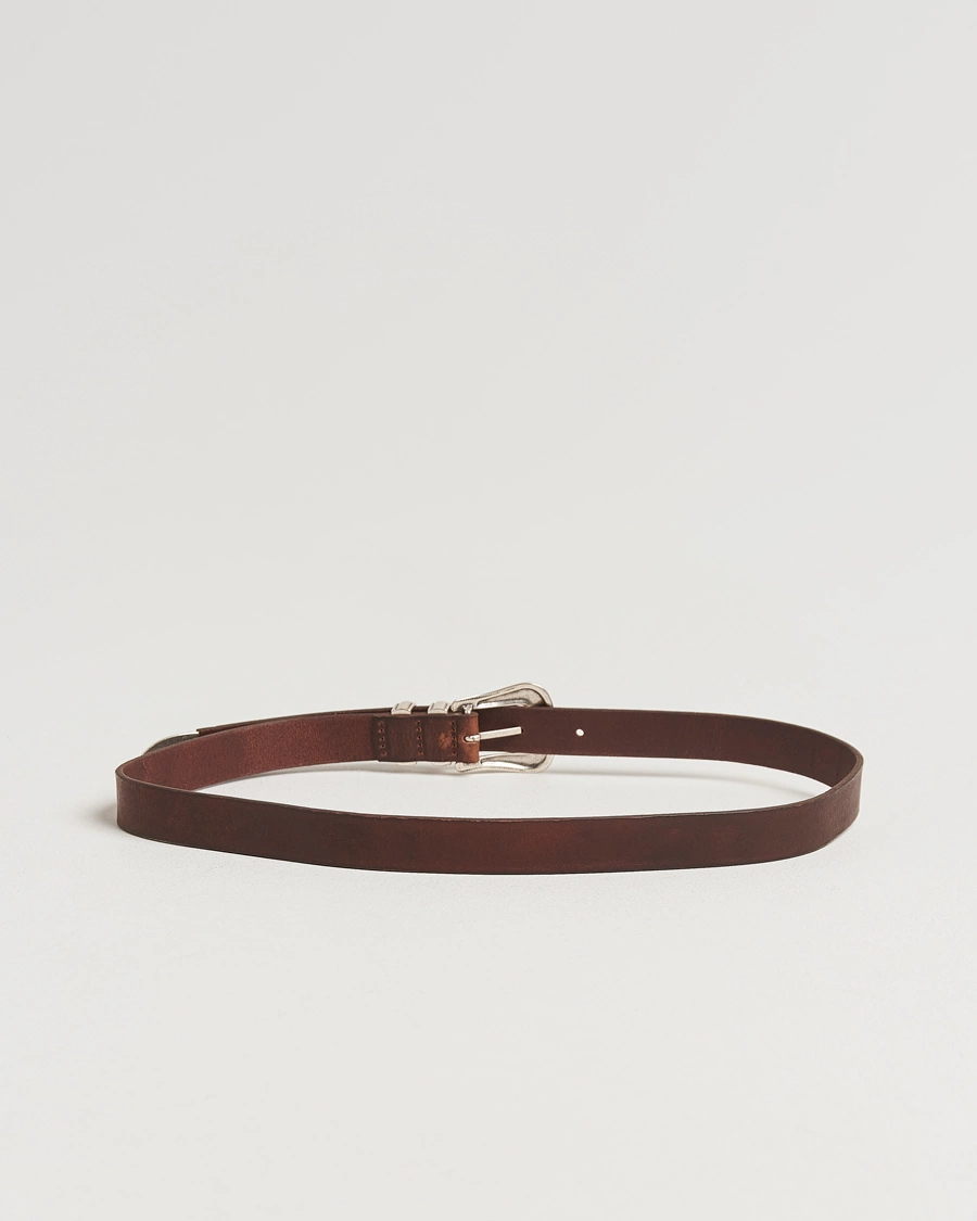 Herr | Bälten | Nudie Jeans | Western Silver Belt Dark Brown