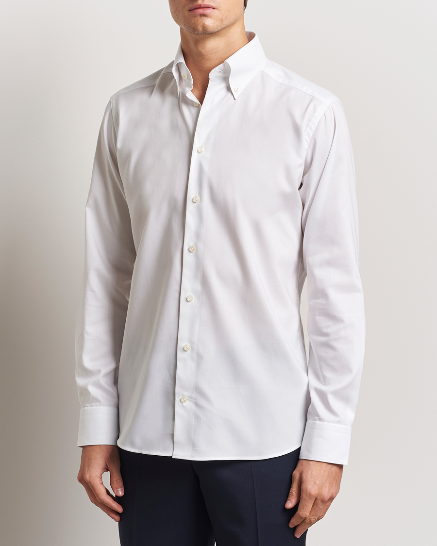 Herr | Skjortor | Eton | Slim Fit Wrinkle Free Oxford Shirt White