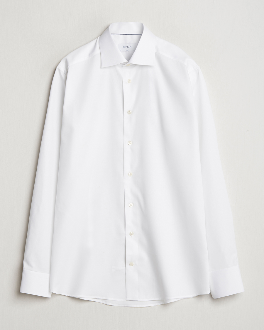 Herr | Skjortor | Eton | Slim Fit Oxford Shirt White