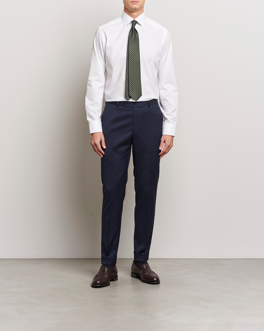 Herr | Skjortor | Eton | Slim Fit Oxford Shirt White