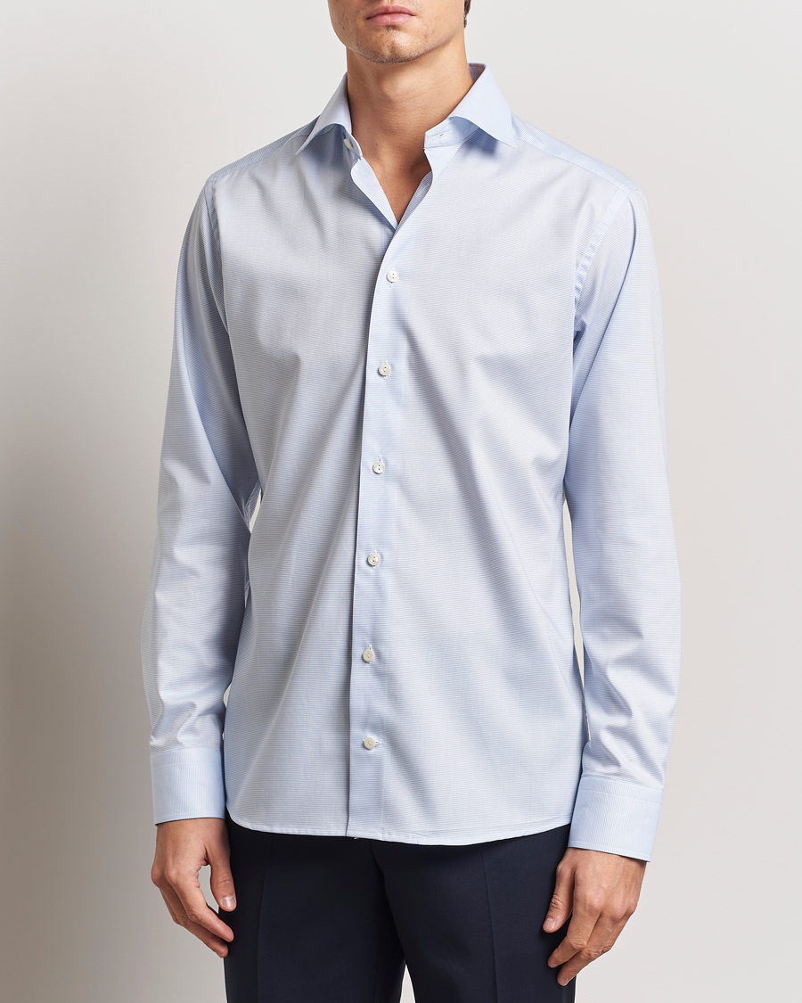 Herr | Skjortor | Eton | Slim Fit Oxford Shirt Light Blue