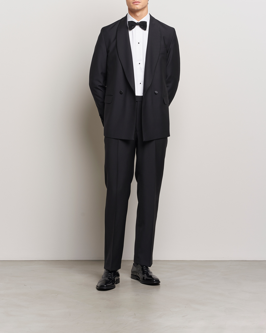 Herr | Skjortor | Eton | Slim Fit Plissé Tuxedo Shirt White