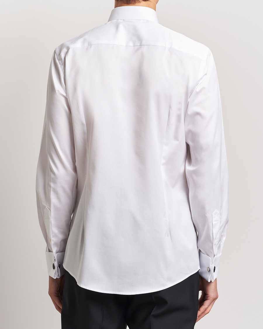 Herr | Skjortor | Eton | Slim Fit Plissé Tuxedo Shirt White