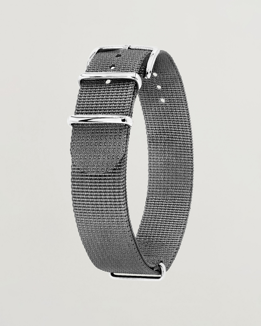 Herr | Klockarmband | HIRSCH | Rush Recycle Nato Watch Strap Grey