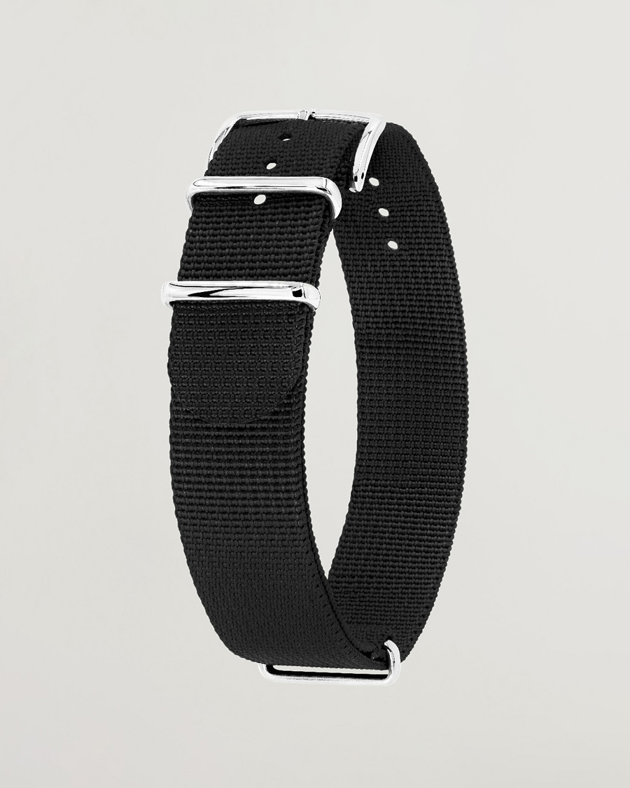 Herr | Klockarmband | HIRSCH | Rush Recycle Nato Watch Strap Black