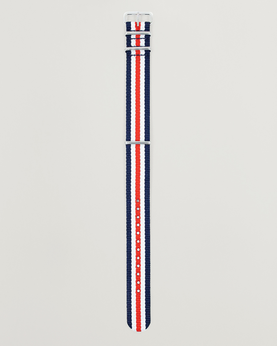 Herr | Klockarmband | HIRSCH | Rush Striped Nato Watch Strap