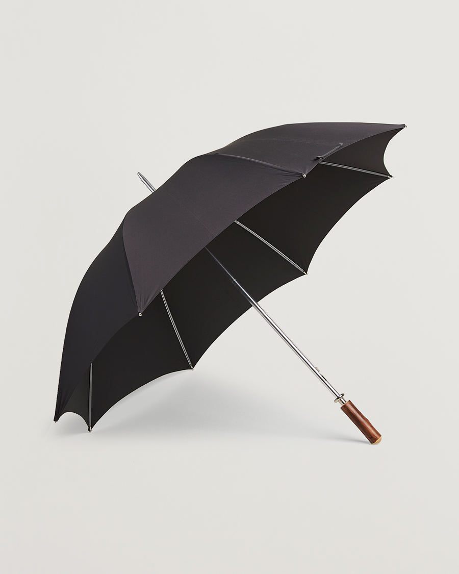 Herr | Paraplyer | Fox Umbrellas | Chestnut Straight Umbrella Black